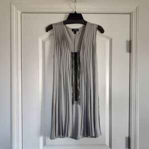 Bebe Stretchy Beaded Mini Dress EUC